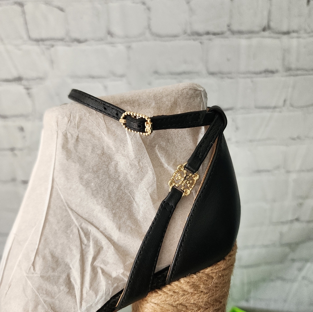 Sam Edelman Kade Leather Espadrille Strappy Platform Heels - Picture 10 of 12